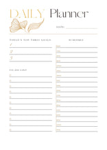 Load image into Gallery viewer, Printable Monthly-Weekly-Daily planner inserts package | 3 inserts
