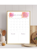 Load image into Gallery viewer, Printable Planner 2023 | Peach color minimalist design
